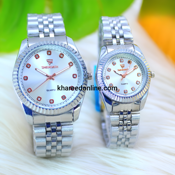 Time Worth Couple Watch | Wrist Watch For Both Men & Women